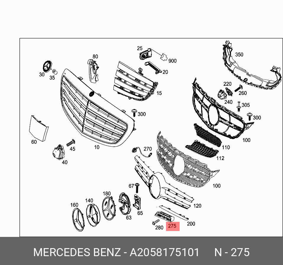 A 205 817 51 01 Табличка с указанием типа авто MERCEDES BENZ купить, цена в  Челябинске