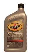 Моторное масло PENNZOIL Platinum SAE 10W-30 (0,946л)