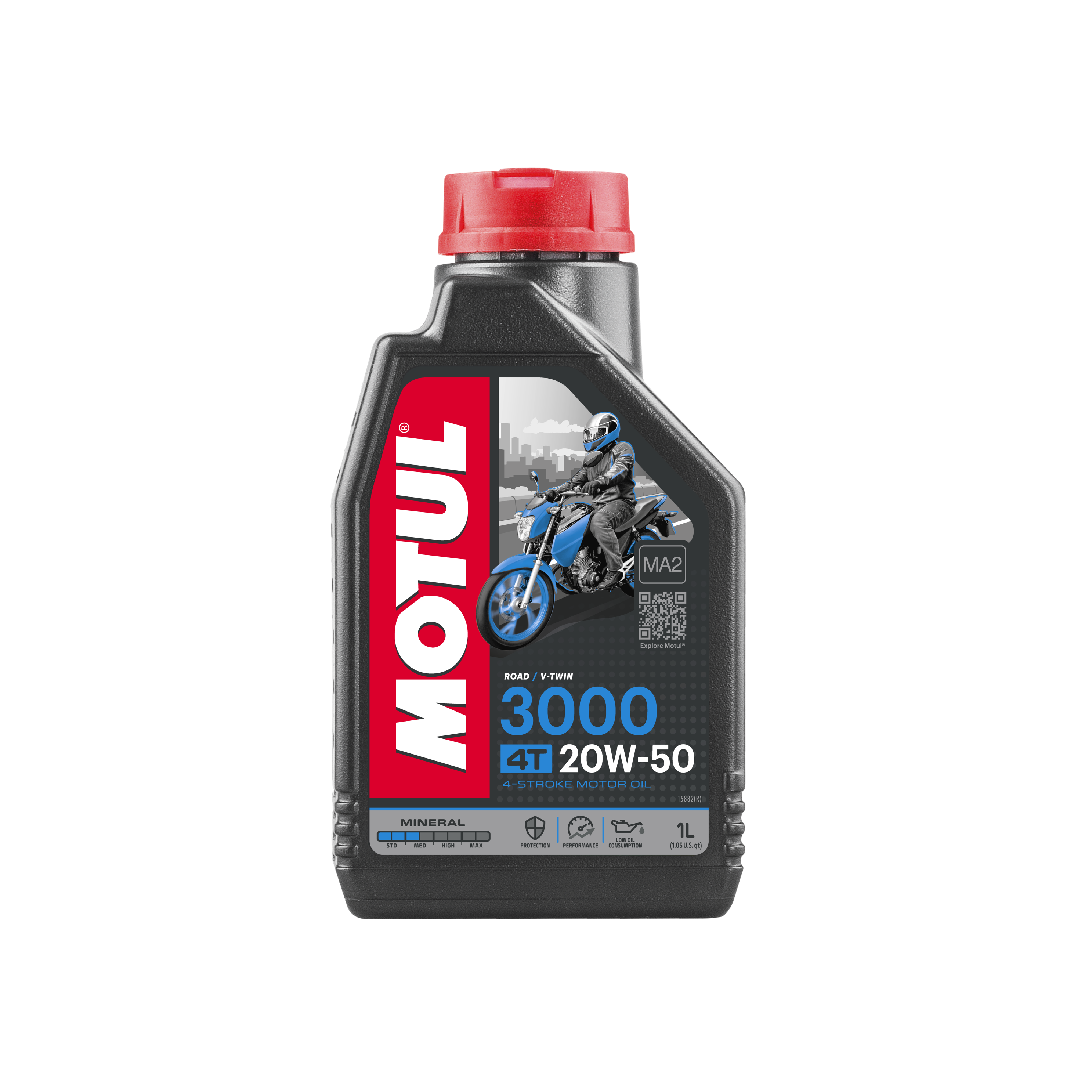 MOTUL 3000 4T 20W50 Масло моторное 1л